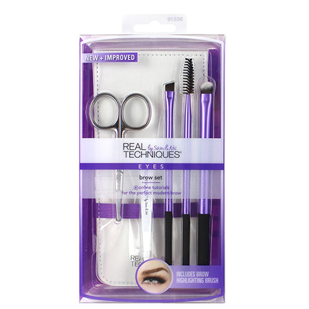 Real techniques,Eyes Brow Set New,เซตอุปกรณ์ตกแต่งคิ้ว,แปรงแต่งคิ้ว,แปรงแต่งหน้า